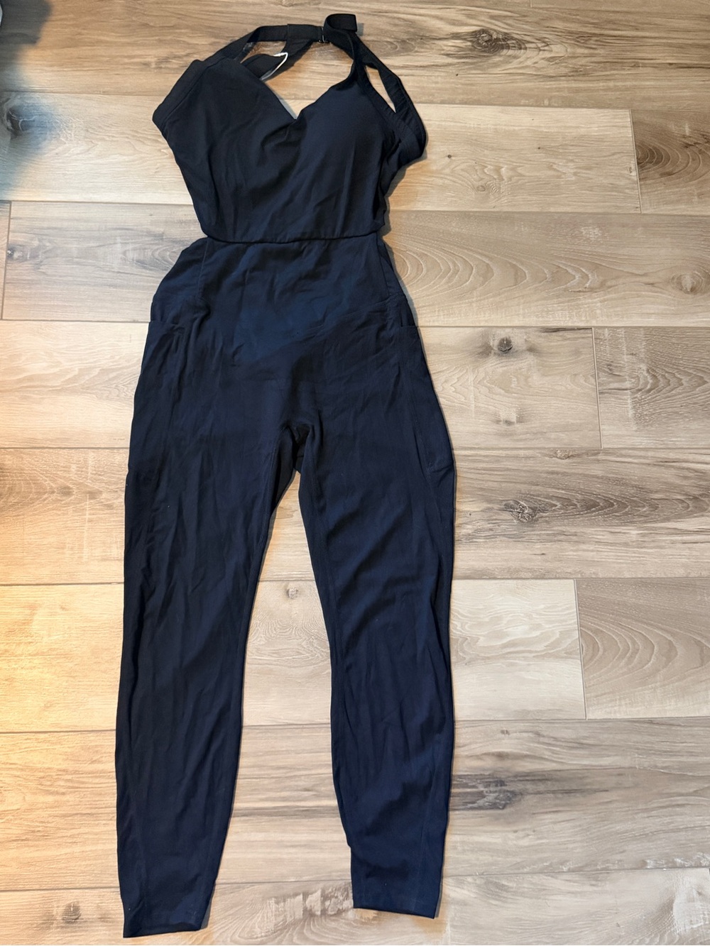 Halara UltraSculpt Tummy Control Jumpsuit Pockets-Easy Size Small and Large Long - Picture 2 of 4